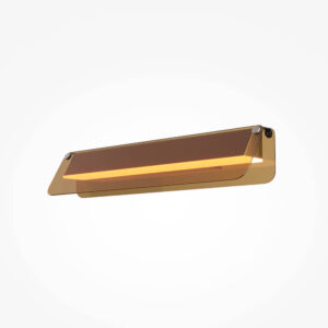 Maytoni Flat MOD296WL-L10BC3K с черно метално тяло и оцветени стъклени пластини