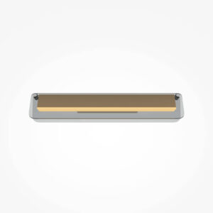 Стъклените пластини и светлинният профил на Maytoni Flat MOD296WL-L10BS3K
