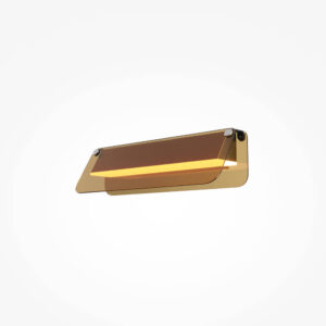 Maytoni Flat MOD296WL-L6BC3K с черно метално тяло и оцветени стъклени пластини