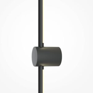 Maytoni Light stick MOD237WL-L11B3K - детайл на стенната основа Цилиндричната основа и свързването с профила на Maytoni Light stick MOD237WL-L11B3K