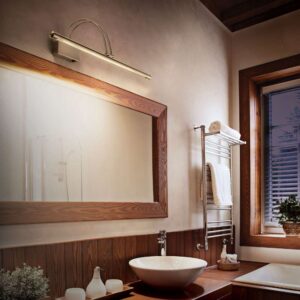 Интериор с месинговия вариант на Bow AP D46 над огледало