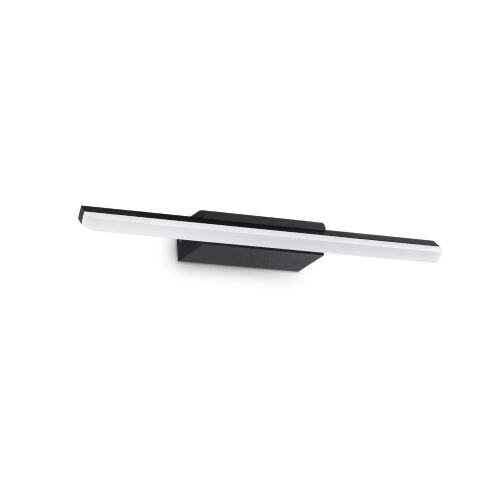 Черен LED аплик Ideal Lux Riflesso AP D42 302225 с линеен акрилен дифузер
