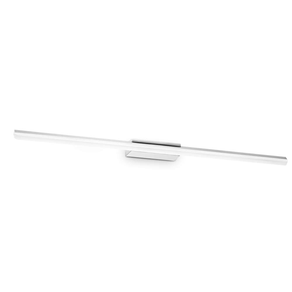 Хромиран LED аплик Ideal Lux Riflesso AP D82 345130 с линеен акрилен дифузер