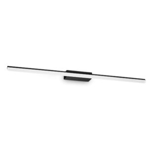 Черен LED аплик Ideal Lux Riflesso AP D82 345147 с линеен акрилен дифузер