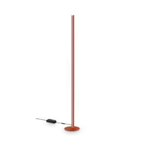 LED лампион Ideal Lux Dorica PT1 354668 50W 3000K 190 см оранжев - изглед на продукта на бял фон
