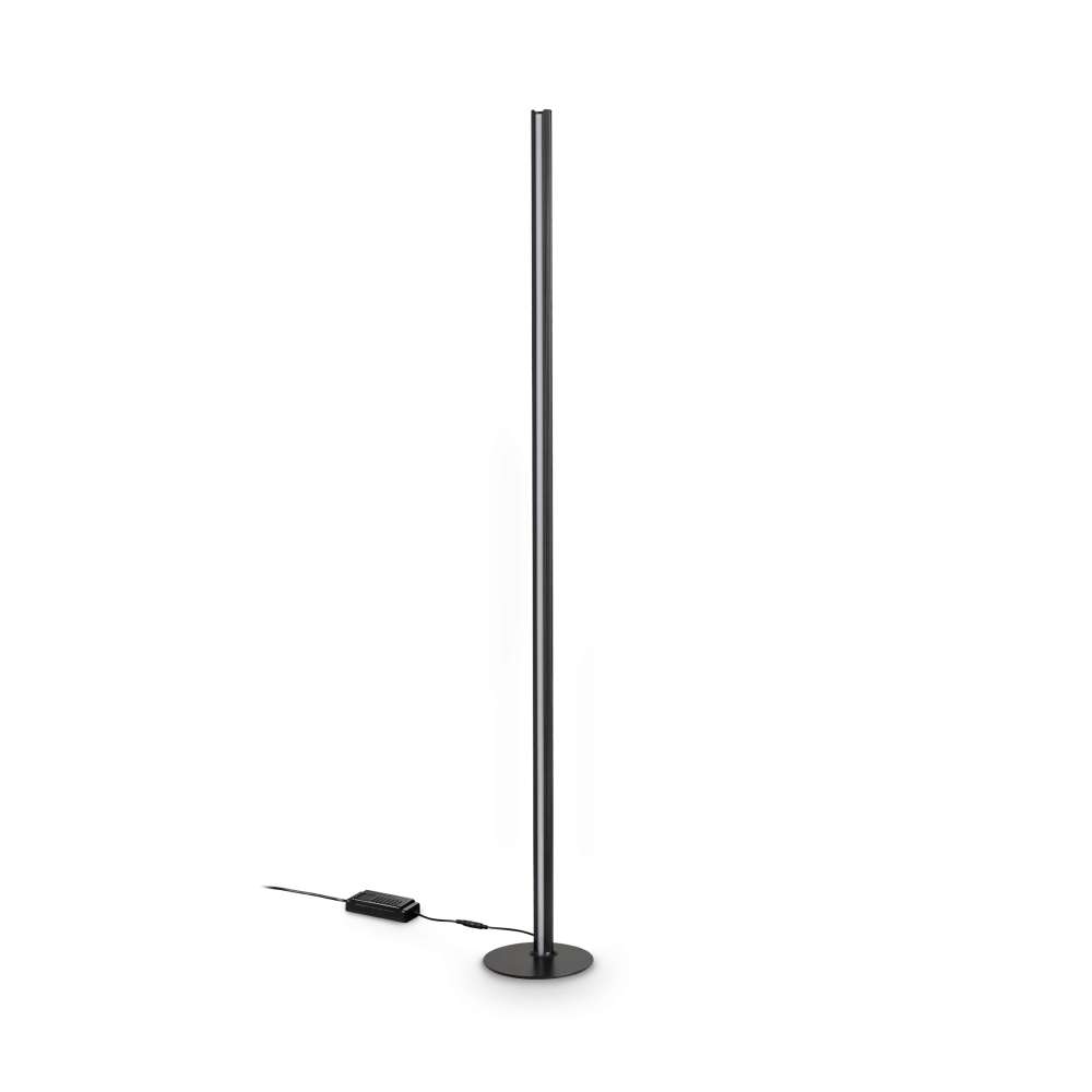 LED лампион Ideal Lux Dorica PT1 366128 50W 3000K 190 см черен - изглед на продукта на бял фон