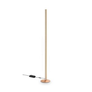 LED лампион Ideal Lux Dorica PT1 366159 50W 3000K 190 см в цвят мед - изглед на продукта на бял фон