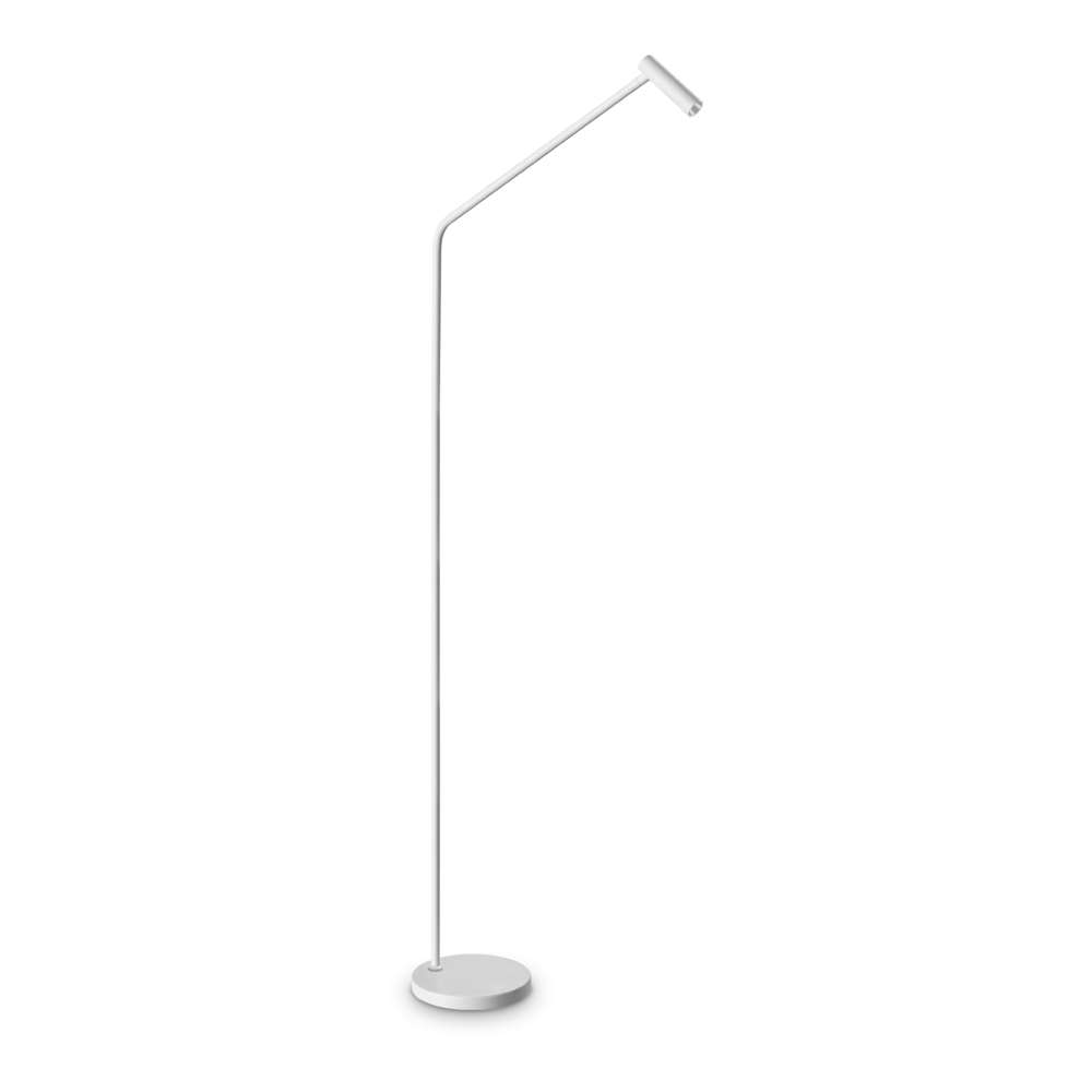 Ideal Lux Easy PT 295473 - LED лампион с бяло покритие и насочваща се цилиндрична глава