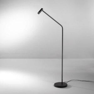 Ideal Lux Easy PT 295497 - включен лампион с насочена светлина Включеният лампион Ideal Lux Easy PT 295497 с черно покритие и насочена към стената светлина