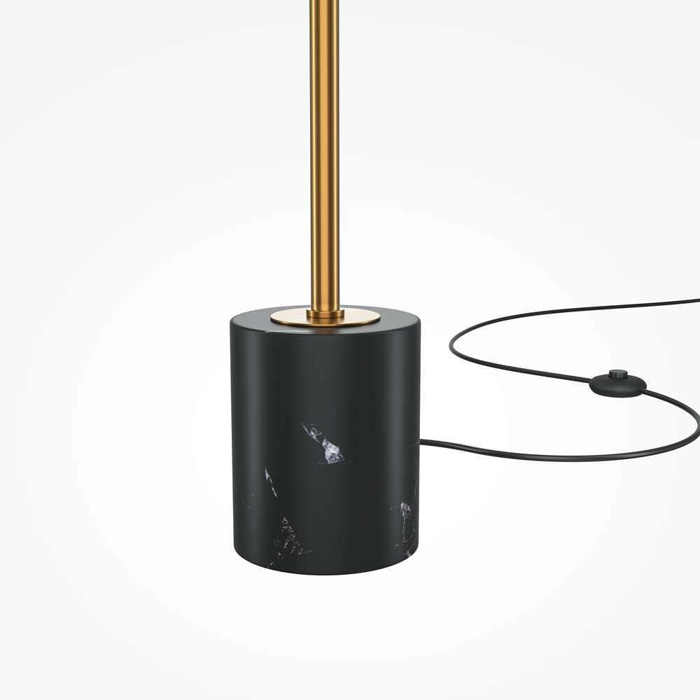Черната цилиндрична основа на лампион Maytoni Breeze MOD281FL-L33BS3K