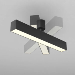 LED линейна лампа Maytoni Holity C154CL-13W3K-B, демонстрация на завъртането на линейното тяло