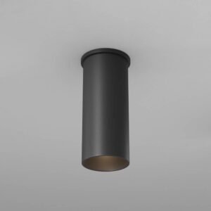 LED луна за таван Maytoni Focus LED C151CL-13W3K-B, черна, общ изглед на таванната луна с основа