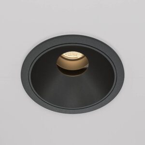 Насочваема LED луна за вграждане Maytoni Wise DL057-10W3K-B, черна, общ изглед на черната луна
