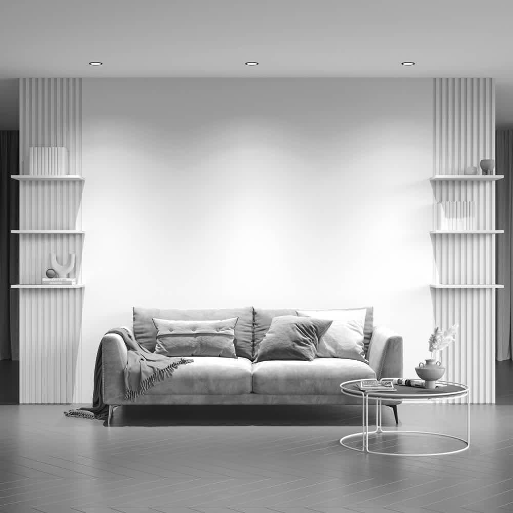 LED луна за вграждане Maytoni Yin DL031-2-L12B, черна, оригинален интериор с черни вградени луни