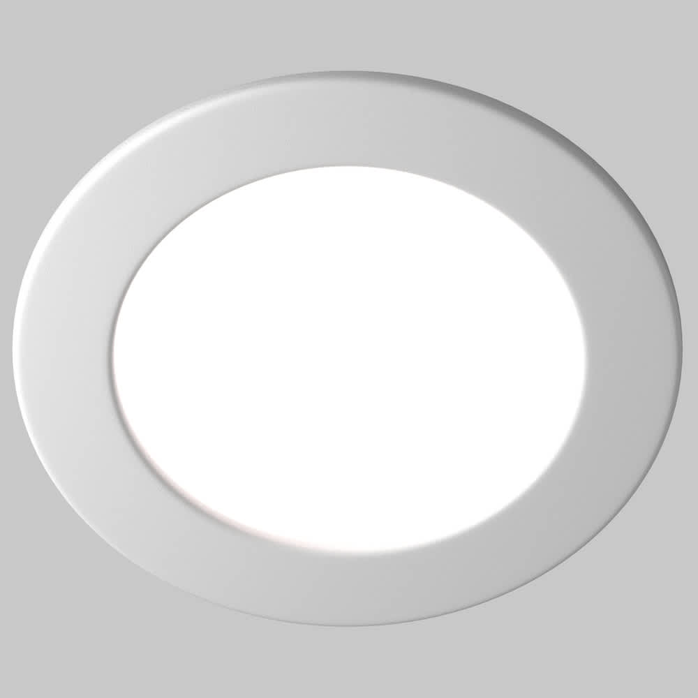 LED луна за вграждане Maytoni Stockton DL017-6-L18W3-4-6K 18W 3000/4000/6000K Ø22 см бяла - детайл на предната част