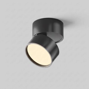 LED луна за повърхностен монтаж Maytoni Onda C024CL-12W2.7K-B-1 12W 2700K Ø8,5 см черна - общ изглед