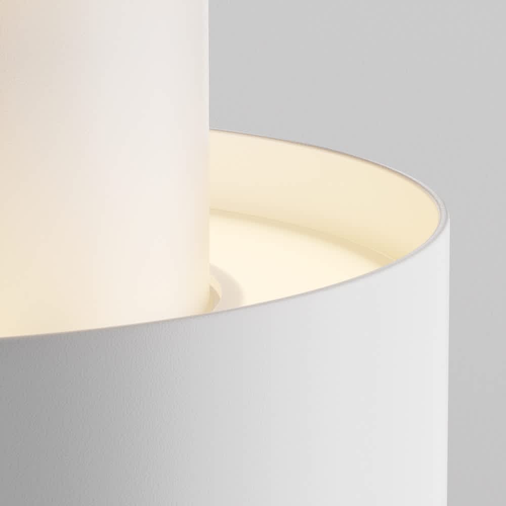 LED луна за повърхностен монтаж Maytoni Planet C009CW-L12W 12W 3000K Ø10 см бяла - детайл на горната светлина