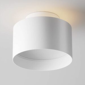 Maytoni Planet C009CW-L16W - изглед на корпуса и долния отвор LED луна за повърхностен монтаж Maytoni Planet C009CW-L16W 16W 3000K Ø12 см бяла - изглед на корпуса и долния отвор
