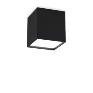 LED луна за таван Ideal Lux Kubiko PL 303314 10W 3000K черна - основен изглед
