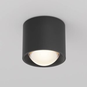 Черна LED луна Maytoni Lens C217CL-15W3K-B, основен изглед