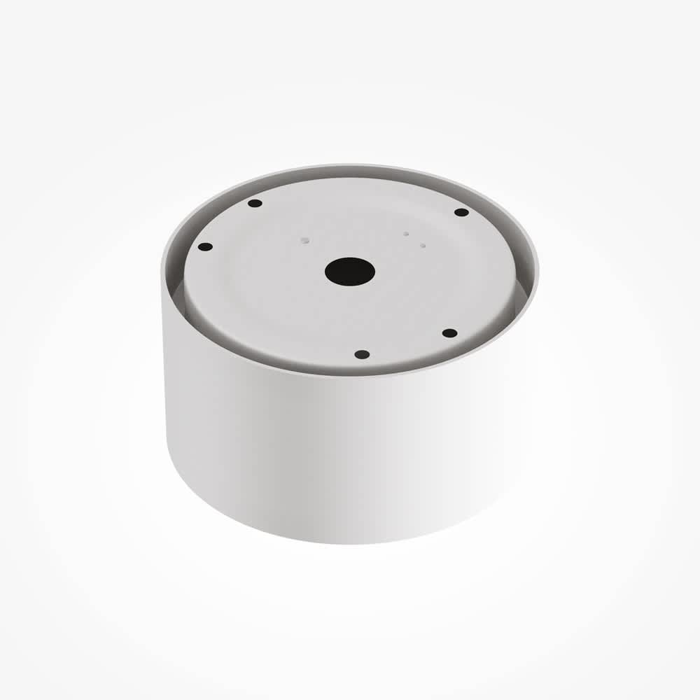 LED луна Maytoni Vega C089CL-12W3K-W, бяла, изглед на монтажната основа