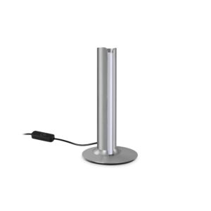 LED настолна лампа Ideal Lux Dorica TL1 362564 8W 3000K 25,5 см сива - изглед на продукта на бял фон