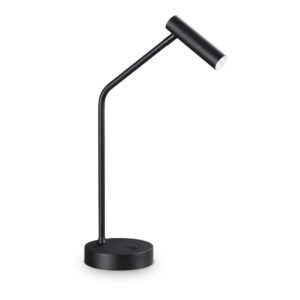 Ideal Lux Easy TL 295534 - LED настолна лампа с черно покритие и насочваща се цилиндрична глава