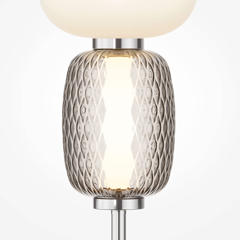 Maytoni Pattern MOD267TL-L28CH3K - релефен стъклен абажур отблизо