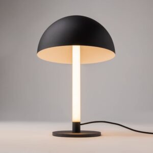 Maytoni Ray Z012TL-L8B3K - черна настолна лампа с включена светлина