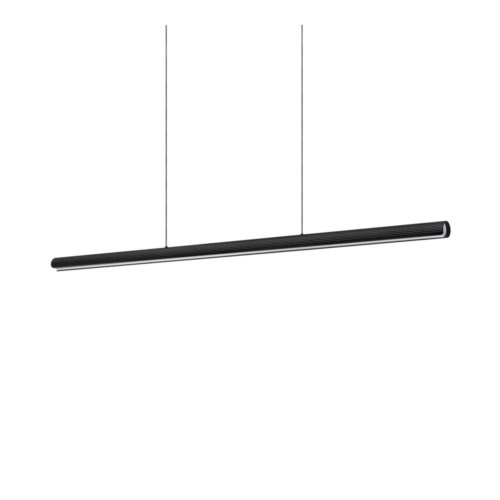 LED пендел Ideal Lux Dorica SP1 D45 366401 35W 3000K 140 см черен - изглед на продукта на бял фон