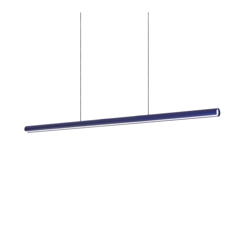 LED пендел Ideal Lux Dorica SP1 D45 366425 35W 3000K 140 см син - изглед на продукта на бял фон