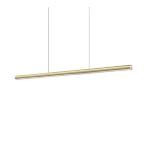 LED пендел Ideal Lux Dorica SP1 D45 366449 35W 3000K 140 см в цвят месинг - изглед на продукта на бял фон