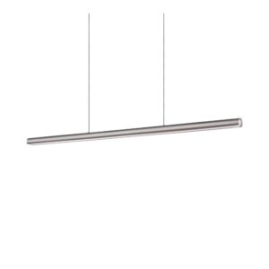 LED пендел Ideal Lux Dorica SP1 D45 366463 35W 3000K 140 см сив - изглед на продукта на бял фон