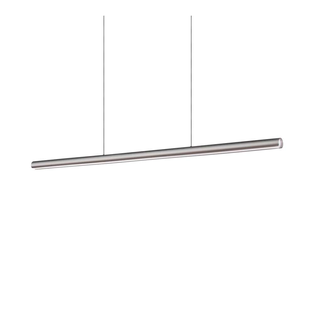 LED пендел Ideal Lux Dorica SP1 D45 366463 35W 3000K 140 см сив - изглед на продукта на бял фон