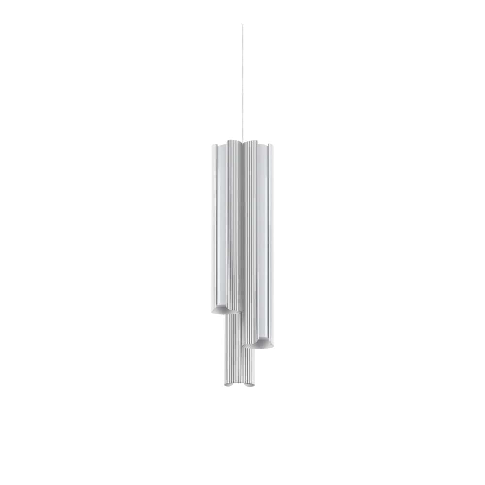 LED пендел Ideal Lux Dorica SP3 D90 366470 27W 3000K Ø9,5 см бял - изглед на продукта на бял фон