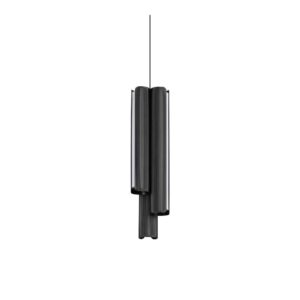 LED пендел Ideal Lux Dorica SP3 D90 366487 27W 3000K Ø9,5 см черен - изглед на продукта на бял фон