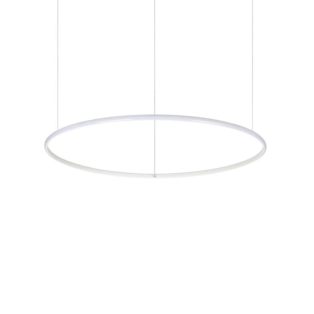 Пендел Ideal Lux Hulahoop SP D081 258768 - бял LED ринг