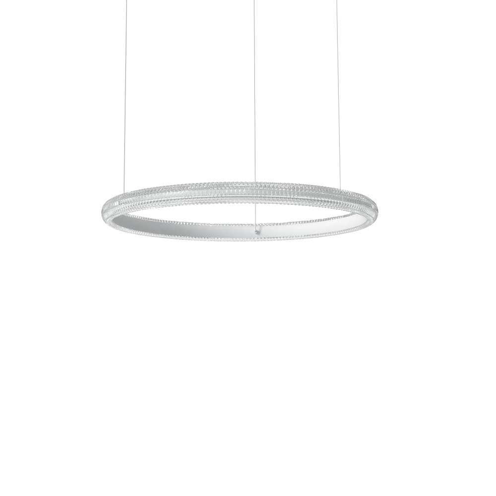 LED пендел Ideal Lux Miracle SP D60 325828 Ø60 см 37W бял