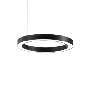 LED пендел Ideal Lux Oracle SP D50 222097 28W 3000K Ø50 см черен - изглед на бял фон