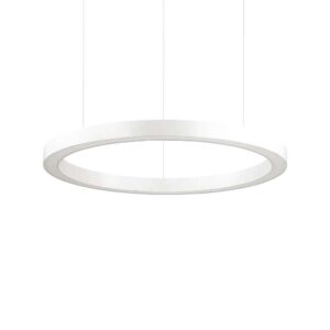 LED пендел Ideal Lux Oracle SP D70 211381 35W 3000K Ø70 см бял - изглед на бял фон