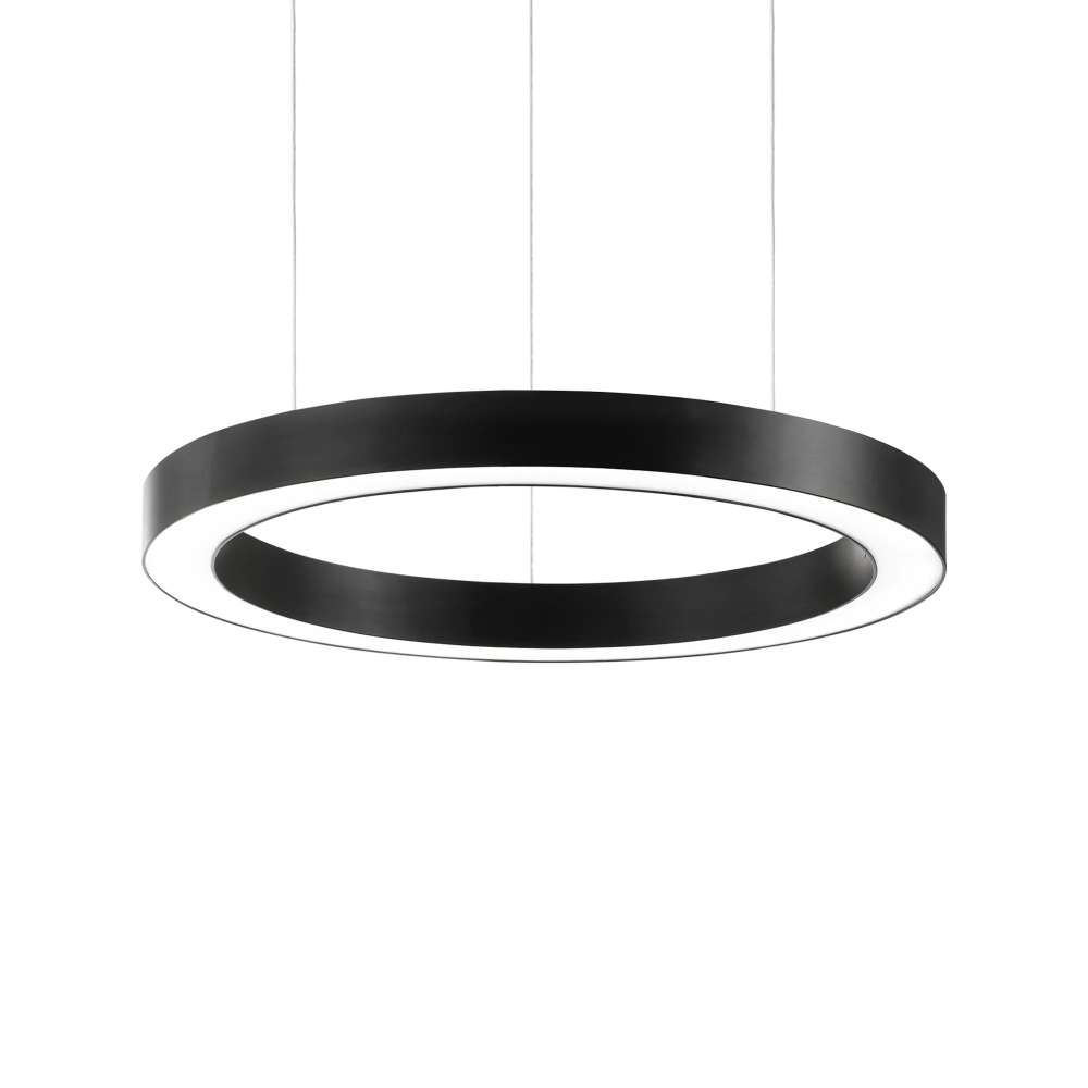LED пендел Ideal Lux Oracle SP D70 222110 35W 3000K Ø70 см черен - изглед на бял фон