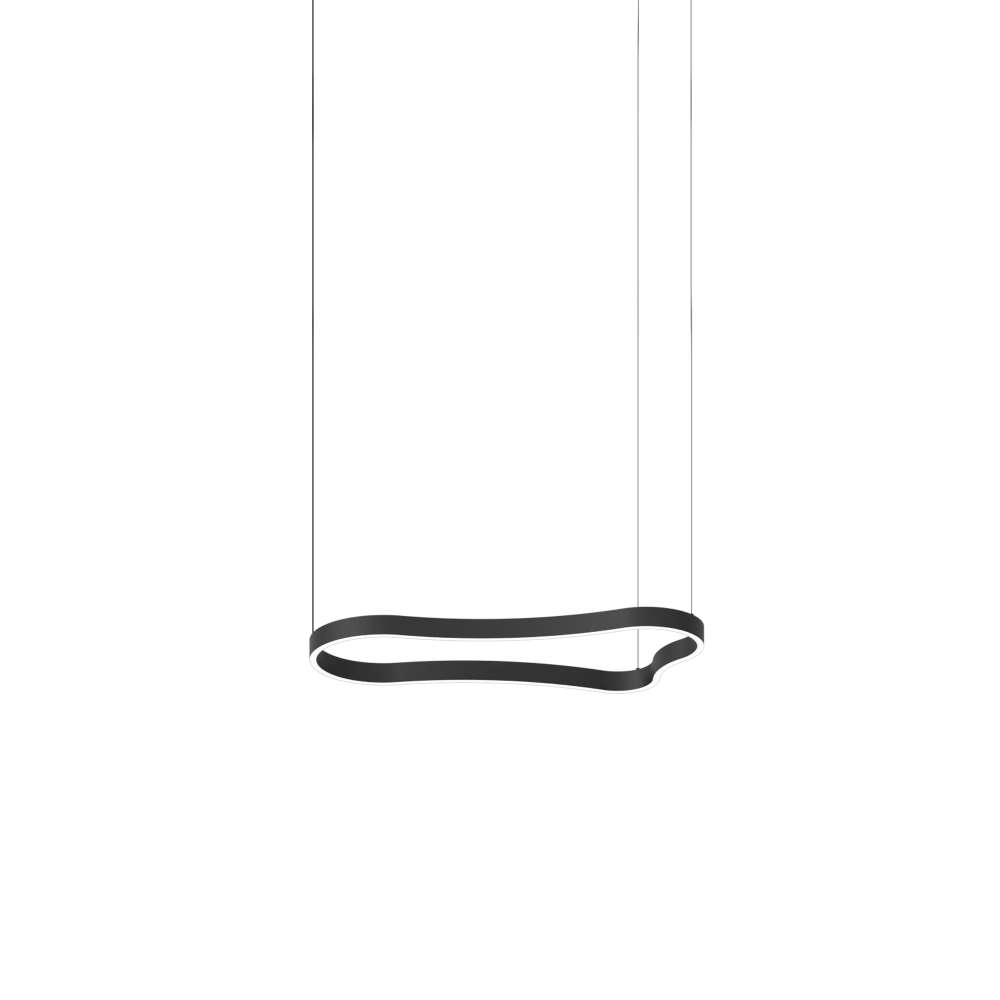 LED пендел Ideal Lux Waves-1 SP 345215 37W 3000K черен