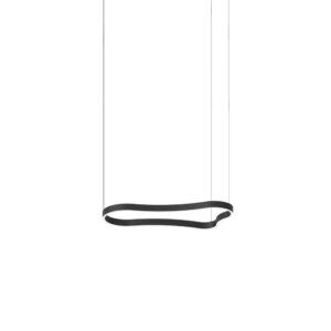 LED пендел Ideal Lux Waves-1 SP 345215 37W 3000K черен