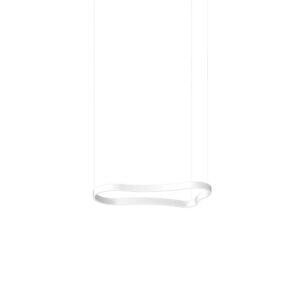 LED пендел Ideal Lux Waves-1 SP 345239 37W 3000K бял