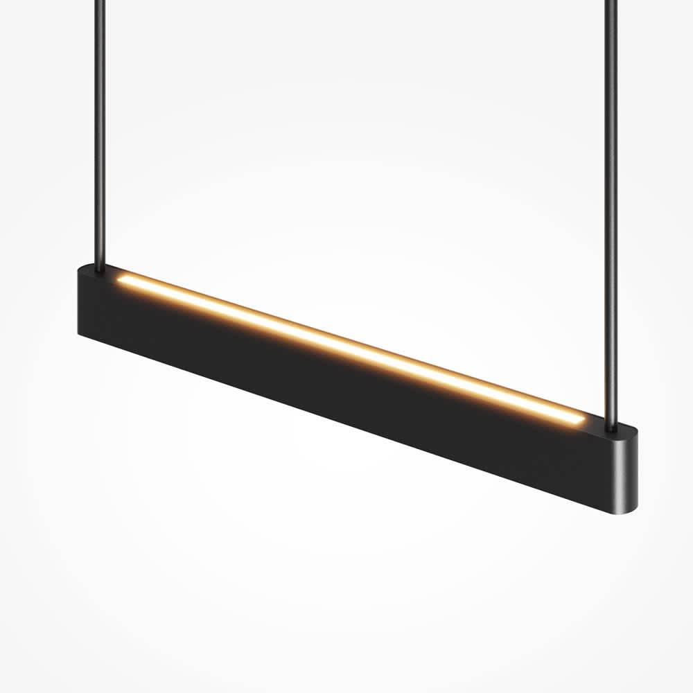 Светещият линеен модул под белия абажур на Maytoni Ambience MOD280PL-L23B3K1