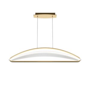 LED пендел Maytoni Breeze MOD281PL-L34BS3K с месингово тяло на бял фон