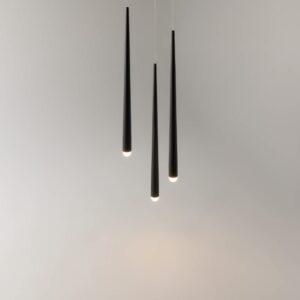 Maytoni Cascade MOD132PL-L18BK - трите тръби от различен ъгъл