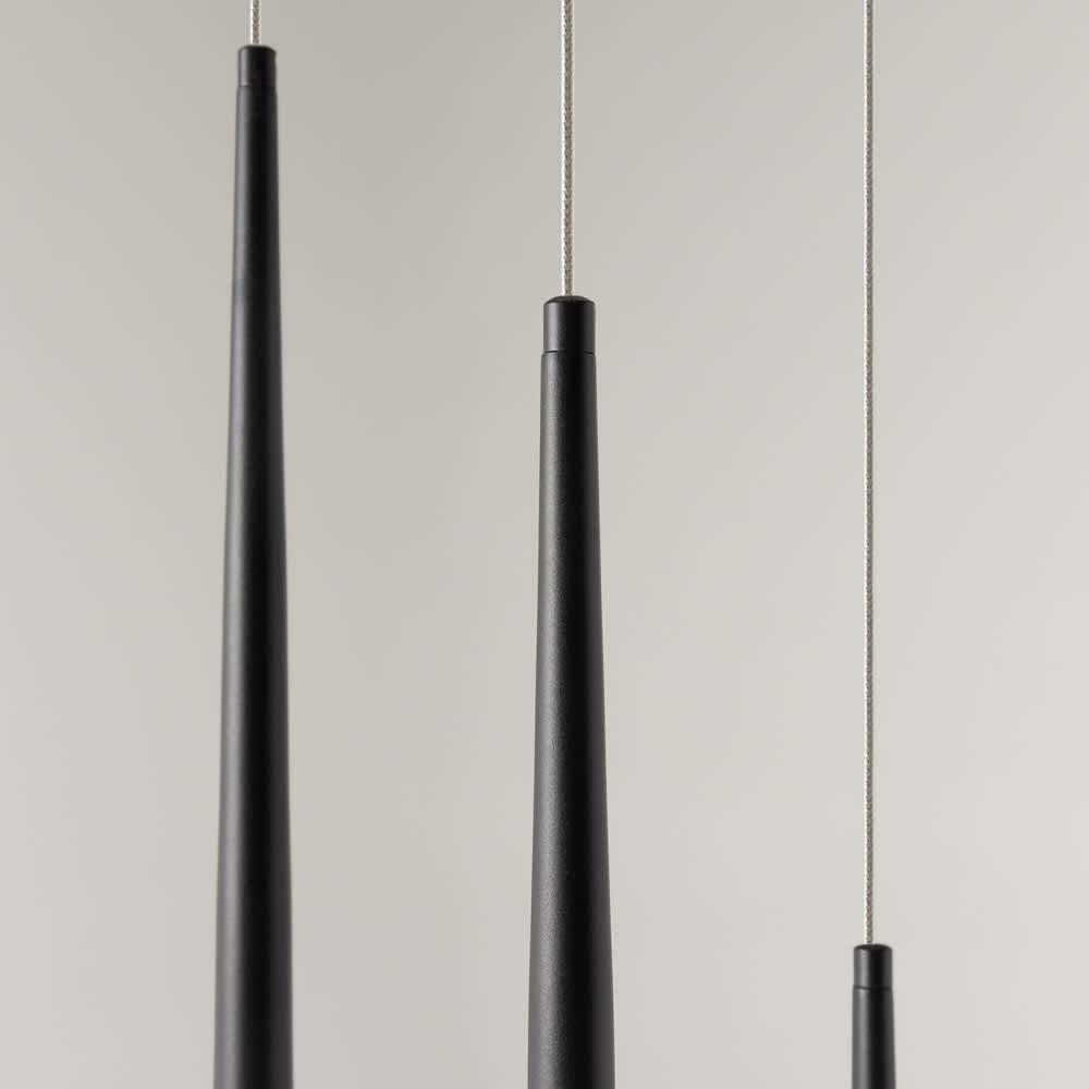 Maytoni Cascade MOD132PL-L18BK - окачване на трите тръби