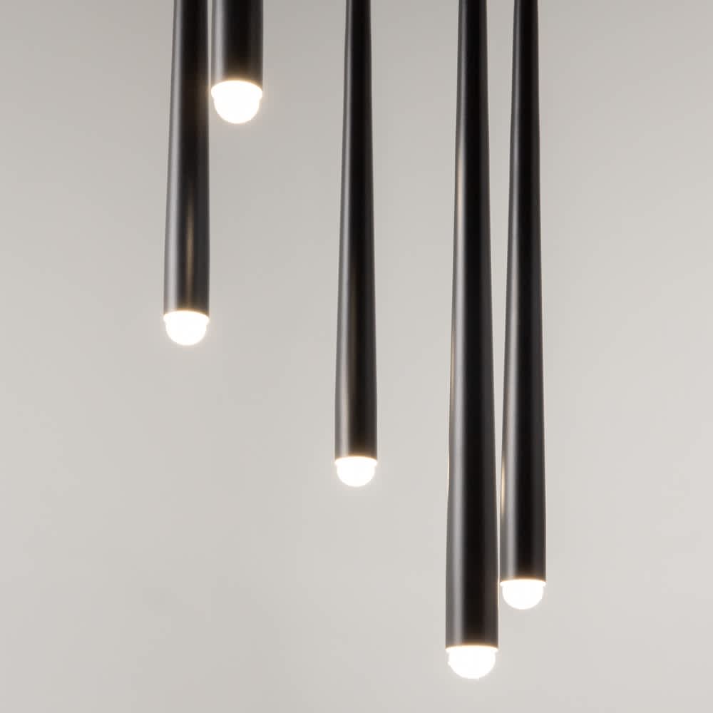 Maytoni Cascade MOD132PL-L30BK - близък изглед на дифузерите