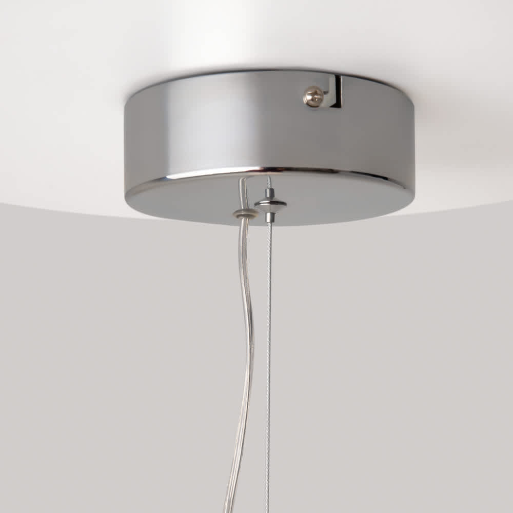 Металната таванна розетка и окачването на Maytoni Collar P069PL-L17CH3K